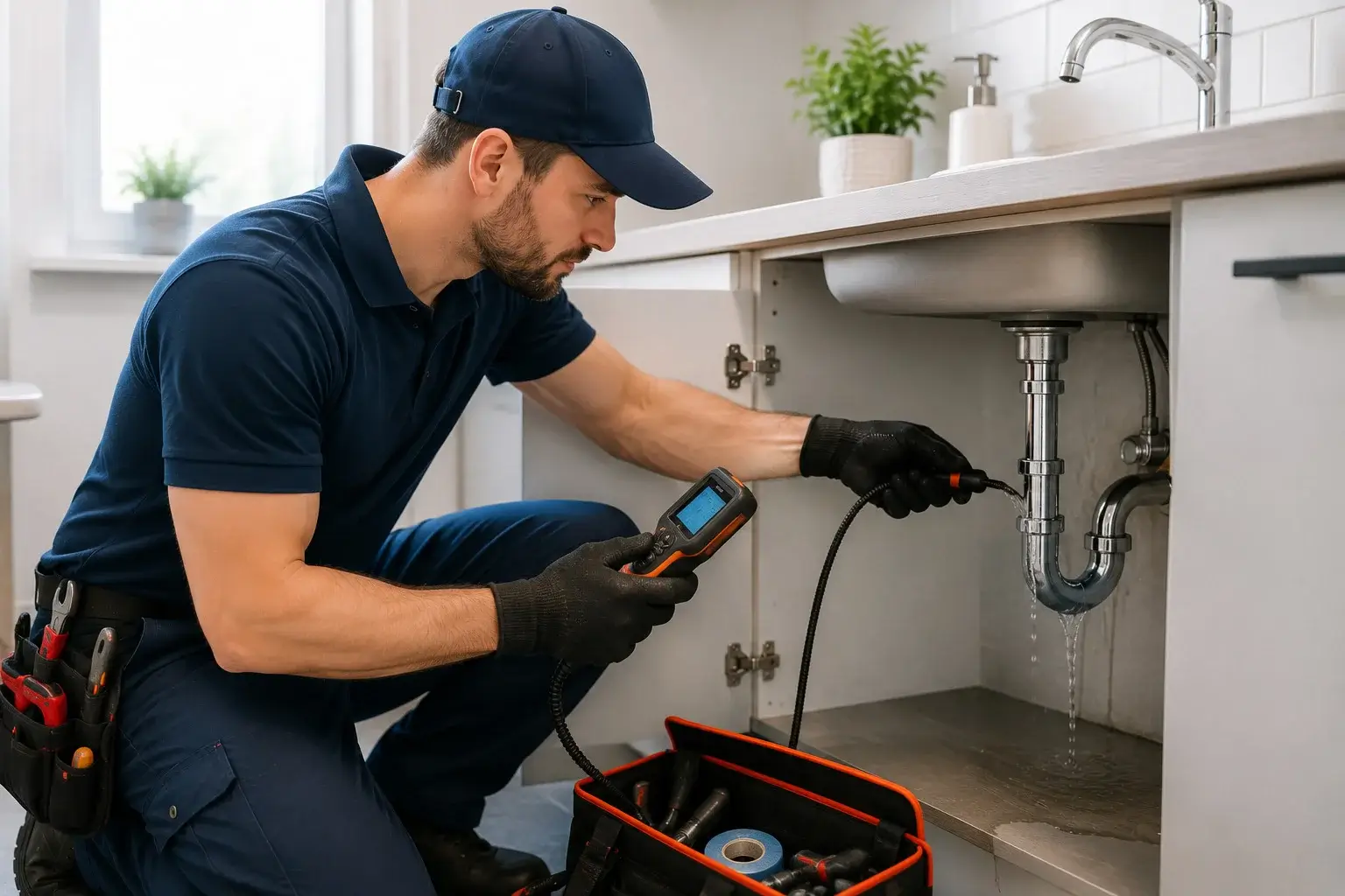 Water leak detection